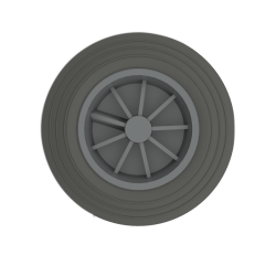 Wheel for 60-240 L bin