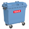 SULO 770 Litre plastic waste container blue