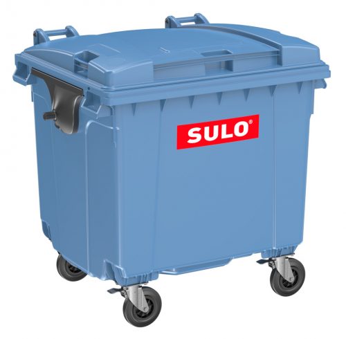 SULO 1100 L KONTÉNER (lapos tető)- KÉK